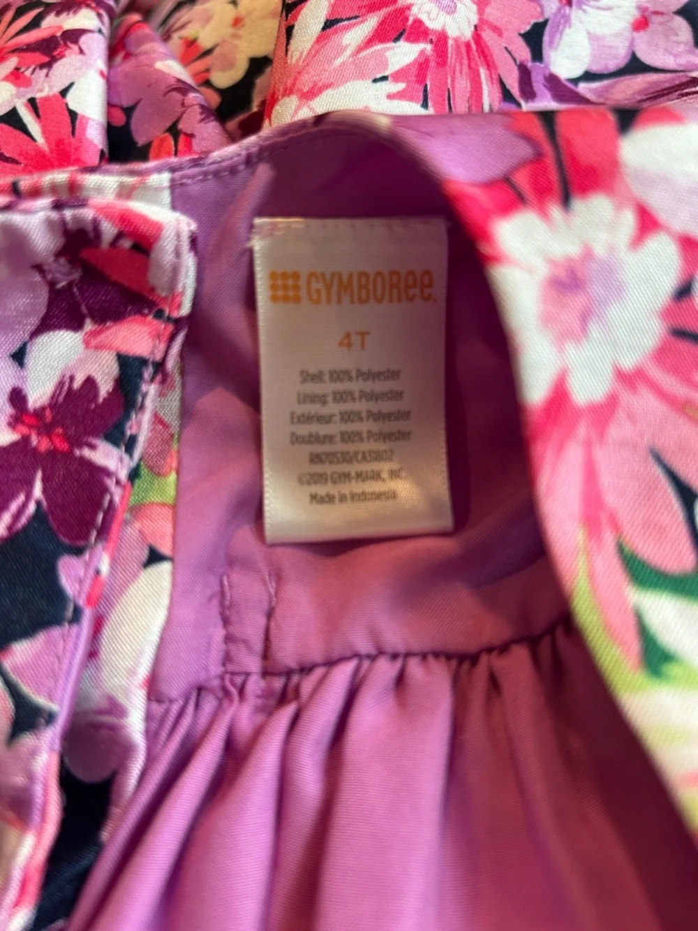 GYMBOREE purple floral dress